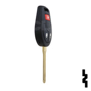 Nissan 3 Button Remote Head Key (3B1) - By Ilco Automotive Key Ilco