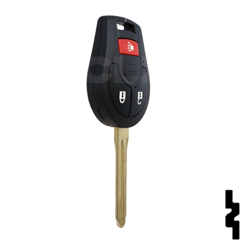 Nissan 3 Button Remote Head Key (3B1) - By Ilco Automotive Key Ilco
