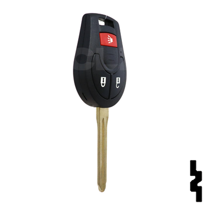 Nissan 3 Button Remote Head Key (3B1) - By Ilco Automotive Key Ilco