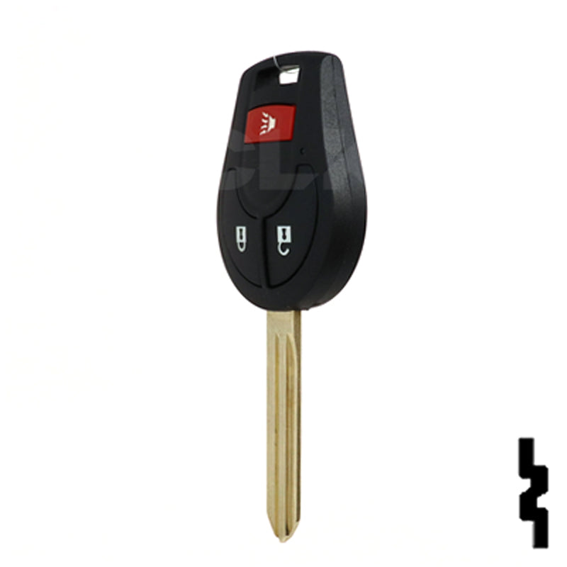 Nissan OEM Replacement Remote Key - 3 Button Remote Automotive Key Solid Keys USA