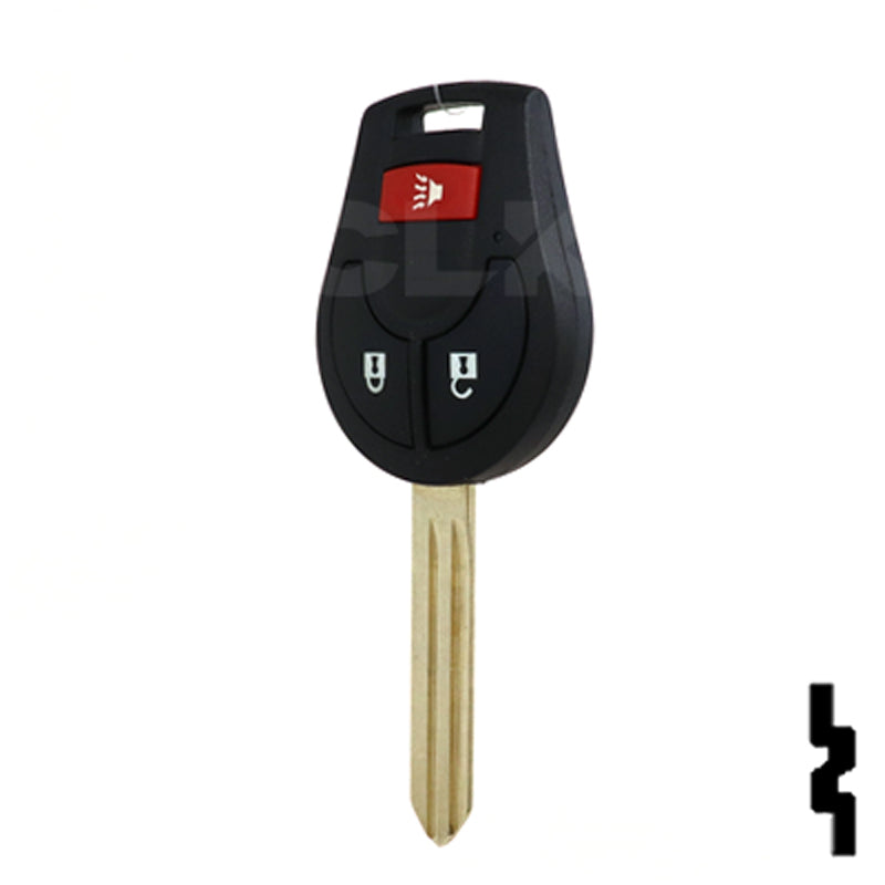 Nissan OEM Replacement Remote Key - 3 Button Remote Automotive Key Solid Keys USA