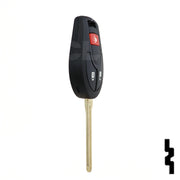 Nissan OEM Replacement Remote Key - 3 Button Remote Automotive Key Solid Keys USA