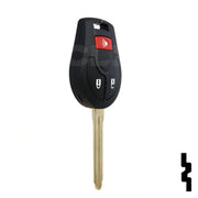 Nissan OEM Replacement Remote Key - 3 Button Remote Automotive Key Solid Keys USA