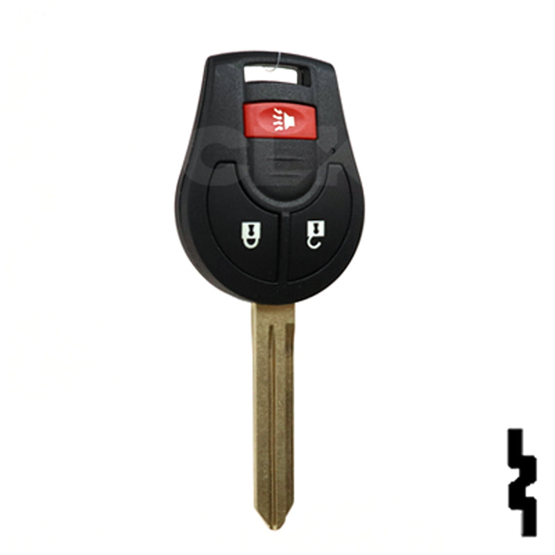 Nissan OEM Replacement Remote Key - 3 Button Remote Automotive Key Solid Keys USA