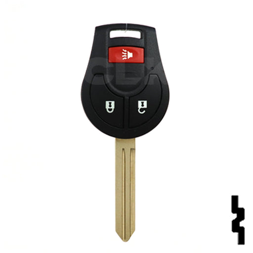 Nissan OEM Replacement Remote Key - 3 Button Remote Automotive Key Solid Keys USA