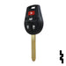 Nissan OEM Replacement Remote Key - 4 Button w/ Trunk Automotive Key Solid Keys USA