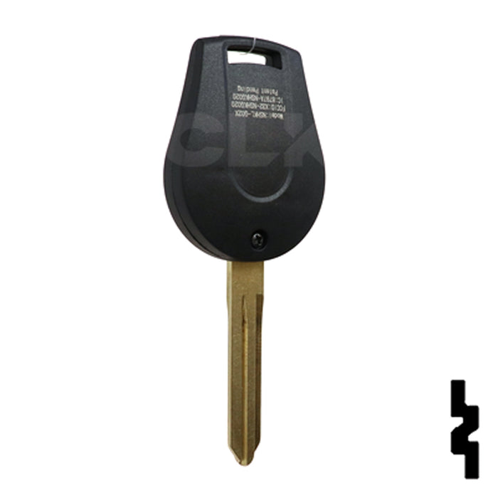 Nissan OEM Replacement Remote Key - 4 Button w/ Trunk Automotive Key Solid Keys USA