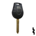 Nissan OEM Replacement Remote Key - 4 Button w/ Trunk Automotive Key Solid Keys USA