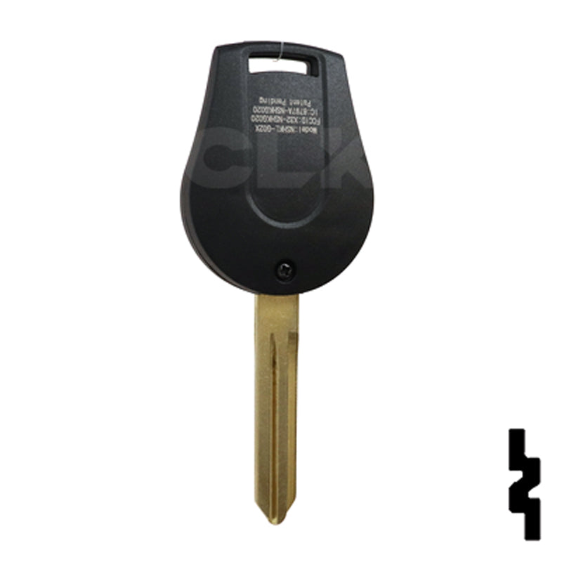 Nissan OEM Replacement Remote Key - 4 Button w/ Trunk Automotive Key Solid Keys USA