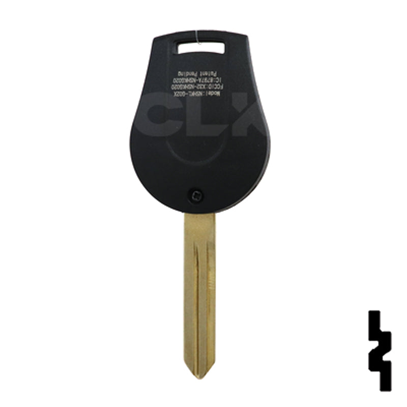 Nissan OEM Replacement Remote Key - 4 Button w/ Trunk Automotive Key Solid Keys USA