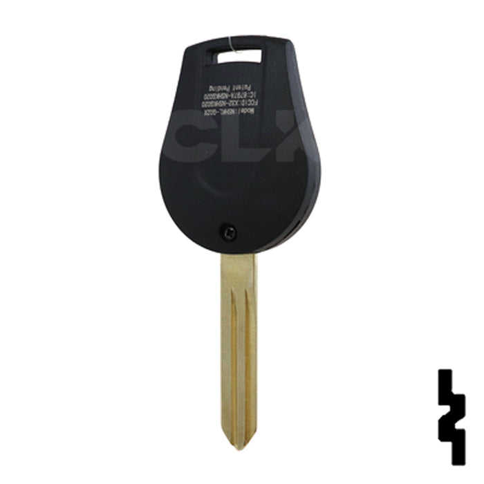 Nissan OEM Replacement Remote Key - 4 Button w/ Trunk Automotive Key Solid Keys USA