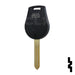 Nissan OEM Replacement Remote Key - 4 Button w/ Trunk Automotive Key Solid Keys USA