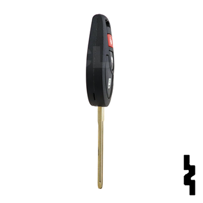 Nissan OEM Replacement Remote Key - 4 Button w/ Trunk Automotive Key Solid Keys USA