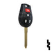 Nissan OEM Replacement Remote Key - 4 Button w/ Trunk Automotive Key Solid Keys USA