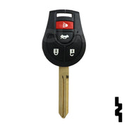 Nissan OEM Replacement Remote Key - 4 Button w/ Trunk Automotive Key Solid Keys USA