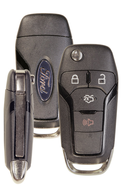 OEM 4-Button Flip Key Tex 4D-63 (80-Bit) | Ford | 5924003 Automotive Key Strattec