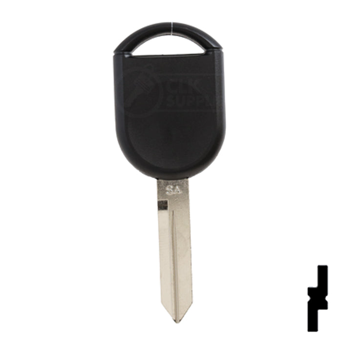 OEM Uncut Transponder Key 80-Bit | Strattec Ford | H92/H84/H85 IPATS (5913441) Automotive Key Strattec