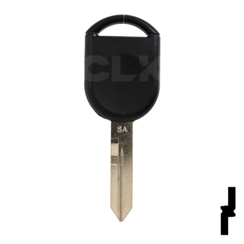 OEM Uncut Transponder Key 80-Bit | Strattec Ford | H92/H84/H85 IPATS (5918997) Automotive Key Strattec