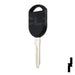 OEM Uncut Transponder Key 80-Bit | Strattec Ford | H92/H84/H85 IPATS (5918997) Automotive Key Strattec