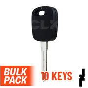 OEM Uncut Transponder Key | Ford | H72-PT, 598333 ( Pack of 10 ) Automotive Key JMA USA