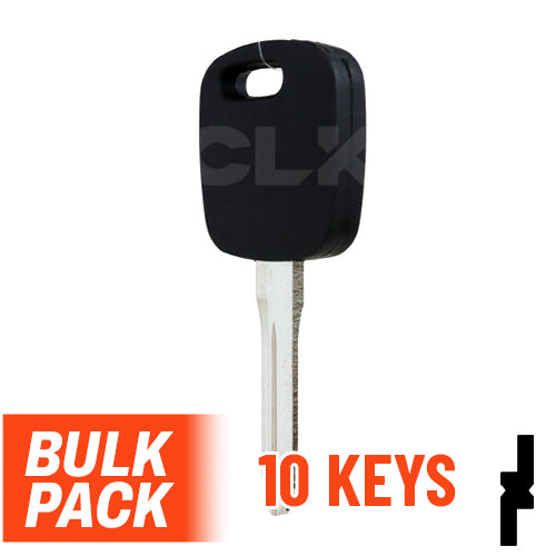 OEM Uncut Transponder Key | Ford | H72-PT, 598333 ( Pack of 10 ) Automotive Key JMA USA