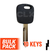 OEM Uncut Transponder Key | Ford | H72-PT, 598333 ( Pack of 10 ) Automotive Key JMA USA