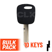 OEM Uncut Transponder Key | Ford | H72-PT, 598333 ( Pack of 10 ) Automotive Key JMA USA