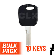 OEM Uncut Transponder Key | Ford | H72-PT, 598333 ( Pack of 10 ) Automotive Key JMA USA
