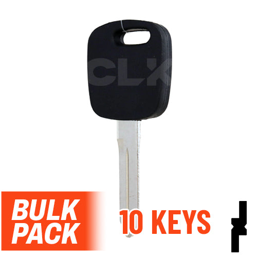 OEM Uncut Transponder Key | Ford | H72-PT, 598333 ( Pack of 10 ) Automotive Key JMA USA