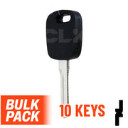 OEM Uncut Transponder Key | Ford | H72-PT, 598333 ( Pack of 10 ) Automotive Key JMA USA