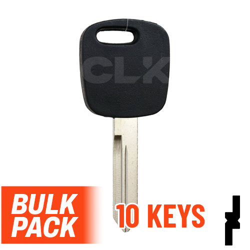 OEM Uncut Transponder Key | Ford | H72-PT, 598333 ( Pack of 10 ) Automotive Key JMA USA