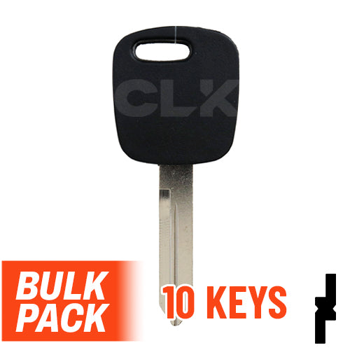 OEM Uncut Transponder Key | Ford | H72-PT, 598333 ( Pack of 10 ) Automotive Key JMA USA