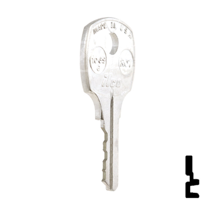 Precut Key Blank | Servibar | BD245 Automotive Key Framon Manufacturing Company, Inc