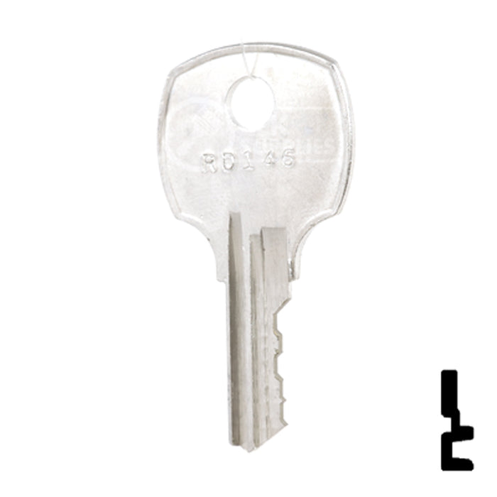 Precut Key Blank | Servibar | BD245 Automotive Key Framon Manufacturing Company, Inc