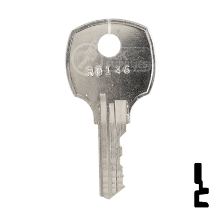 Precut Key Blank | Servibar | BD245 Automotive Key Framon Manufacturing Company, Inc