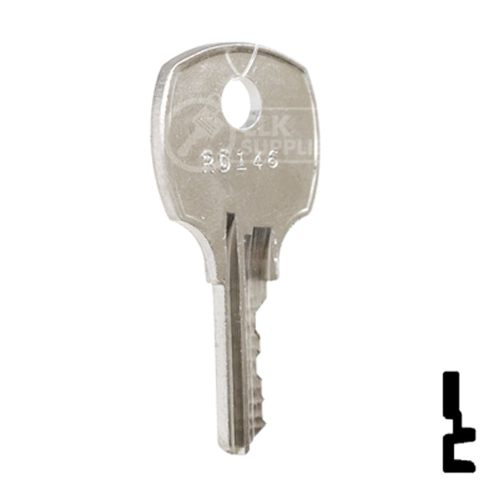 Precut Key Blank | Servibar | BD245 Automotive Key Framon Manufacturing Company, Inc