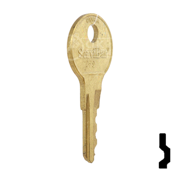 Precut Key Blank | Servibar | BD246 Automotive Key Framon Manufacturing Company, Inc