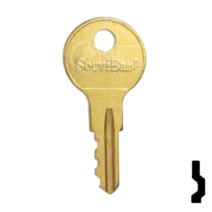 Precut Key Blank | Servibar | BD246 Automotive Key Framon Manufacturing Company, Inc