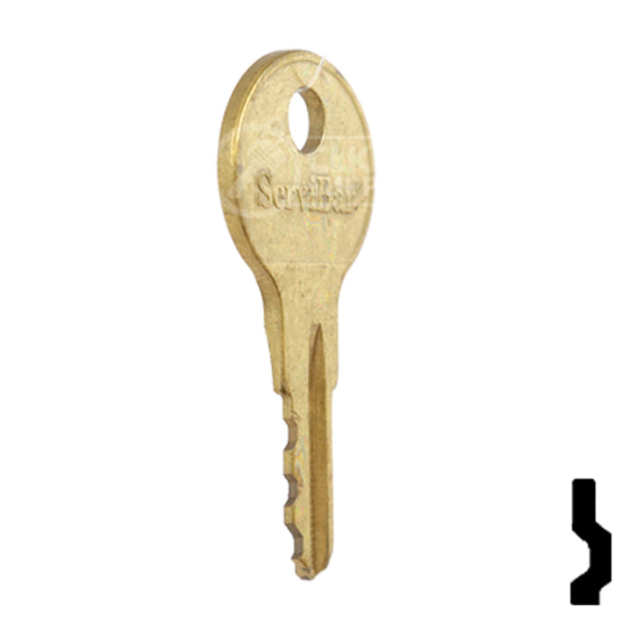 Precut Key Blank | Servibar | BD246 Automotive Key Framon Manufacturing Company, Inc