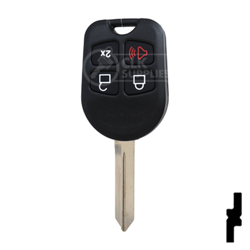 Programable Ford 80-Bit Remote Head - EDGE CUT Automotive Key Keyline USA