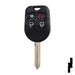 Programable Ford 80-Bit Remote Head - EDGE CUT Automotive Key Keyline USA