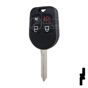 Programable Ford 80-Bit Remote Head - EDGE CUT Automotive Key Keyline USA