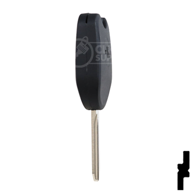 Programable Ford 80-Bit Remote Head - EDGE CUT Automotive Key Keyline USA