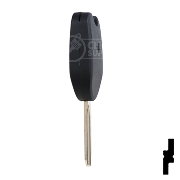 Programable Ford 80-Bit Remote Head - EDGE CUT Automotive Key Keyline USA