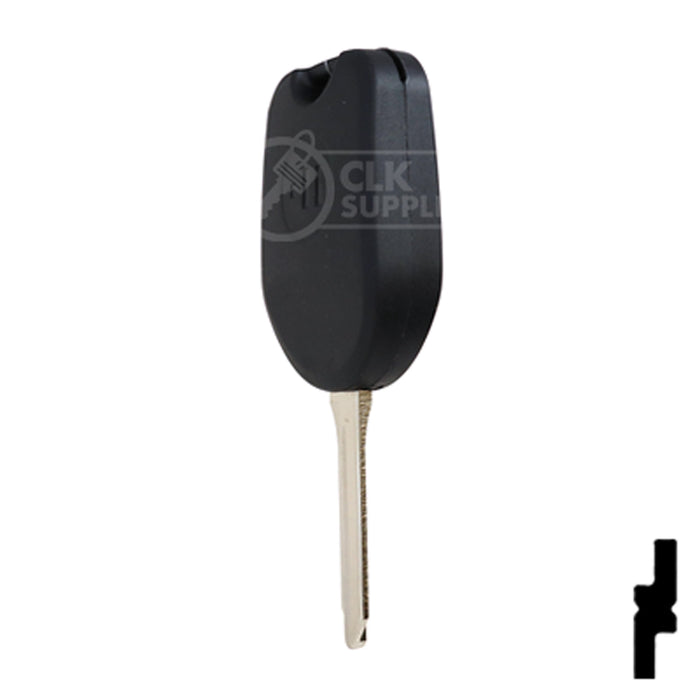 Programable Ford 80-Bit Remote Head - EDGE CUT Automotive Key Keyline USA