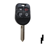 Programable Ford 80-Bit Remote Head - EDGE CUT Automotive Key Keyline USA