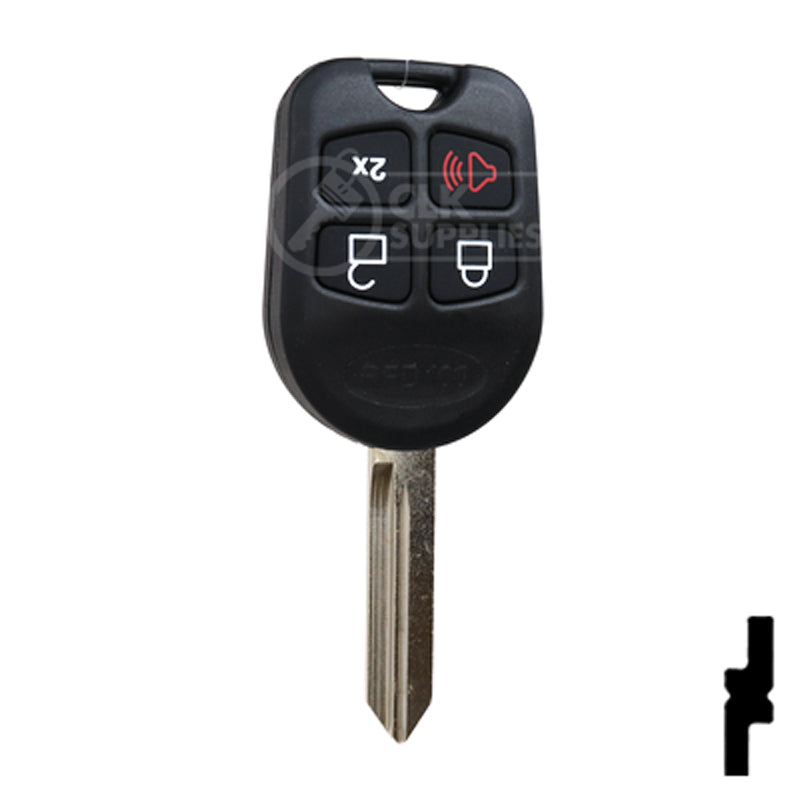 Programable Ford 80-Bit Remote Head - EDGE CUT Automotive Key Keyline USA