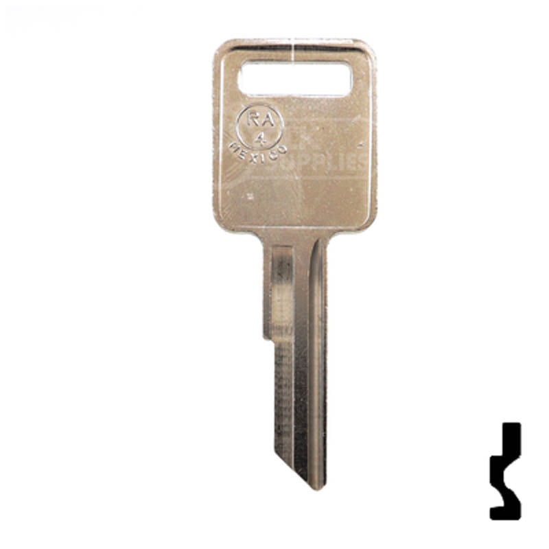 RA4, 1970AM GM And Freightliner Key  Automotive Key JMA USA