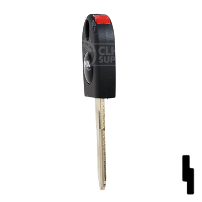 RW Cloneable Transponder Key | Ducati | KW17T5 Automotive Key JMA USA