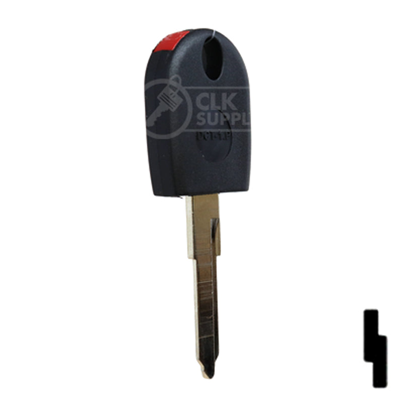 RW Cloneable Transponder Key | Ducati | KW17T5 Automotive Key JMA USA